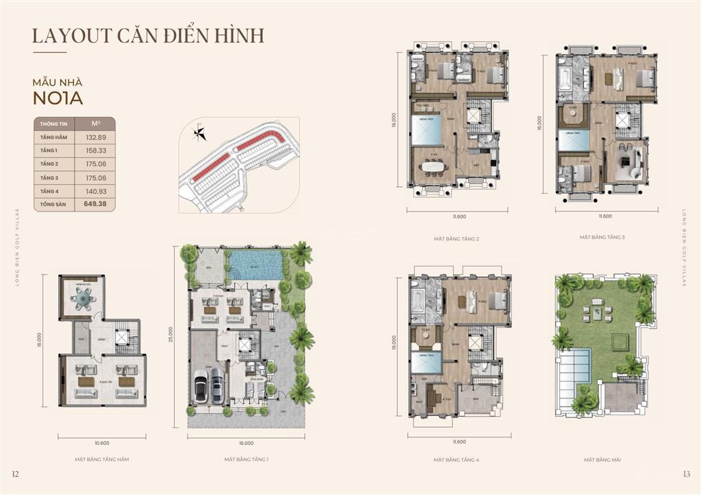 Vip  dinh thự long biên golf villas view trực diện sân golf 400m2  280 tỷ