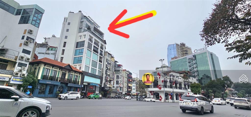 Bán nhà 7+9+11 nguyễn thái học. dt 165m2 x 10t  mt 13m  vị trí ngã 6 cửa nam