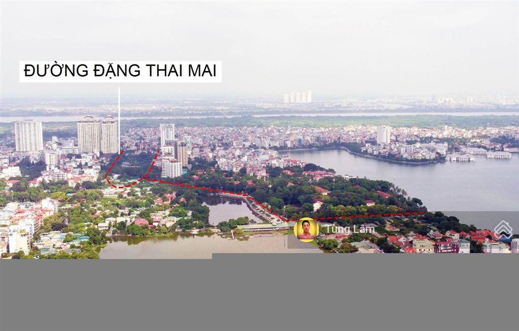 Đặng thai mai mở đường. dt 295m2  mt 11m  77 tỷ, hướng đn