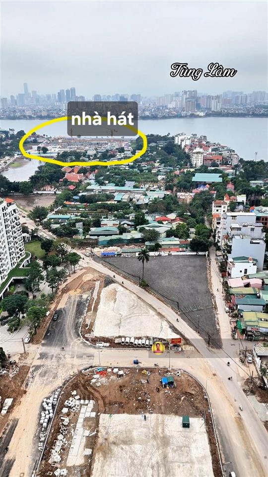 Nhật chiêu  vệ hồ, trực diện hồ tây, 6 tầng có hầm thang máy, mt 5m, gần 2 con rồng