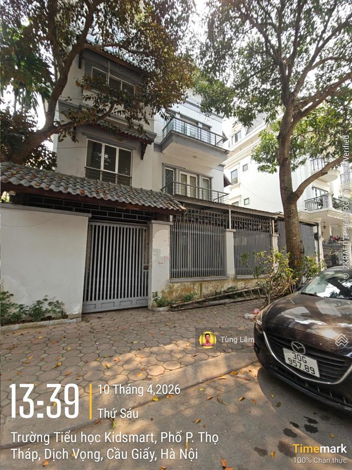 Ảnh thật mt 14m, mp thọ tháp, view thoáng, vỉa hè rộng, dt 189m2  ngang 14m