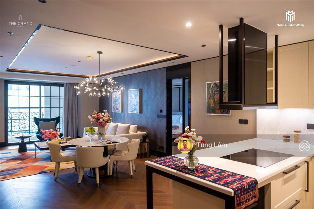 Bán 0401, the grand hanoi, 151m2, 3 phòng ngủ, ban công nhìn ra hàng bài, sổ đỏ lâu dài