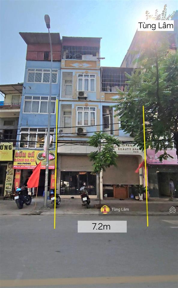 Mp 6062 dương văn bé. dt 61m2  mt lớn 7.2m, vỉa hè rộng~4m, đón đầu đại lộ cảnh quan sông hồng