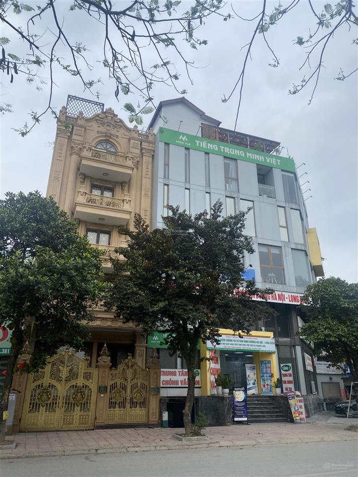 Hiếm lô góc việt hưng dt 96m2, 5 tầng, mt 20m, vị trí kinh doanh, gần công viên, vinhomes