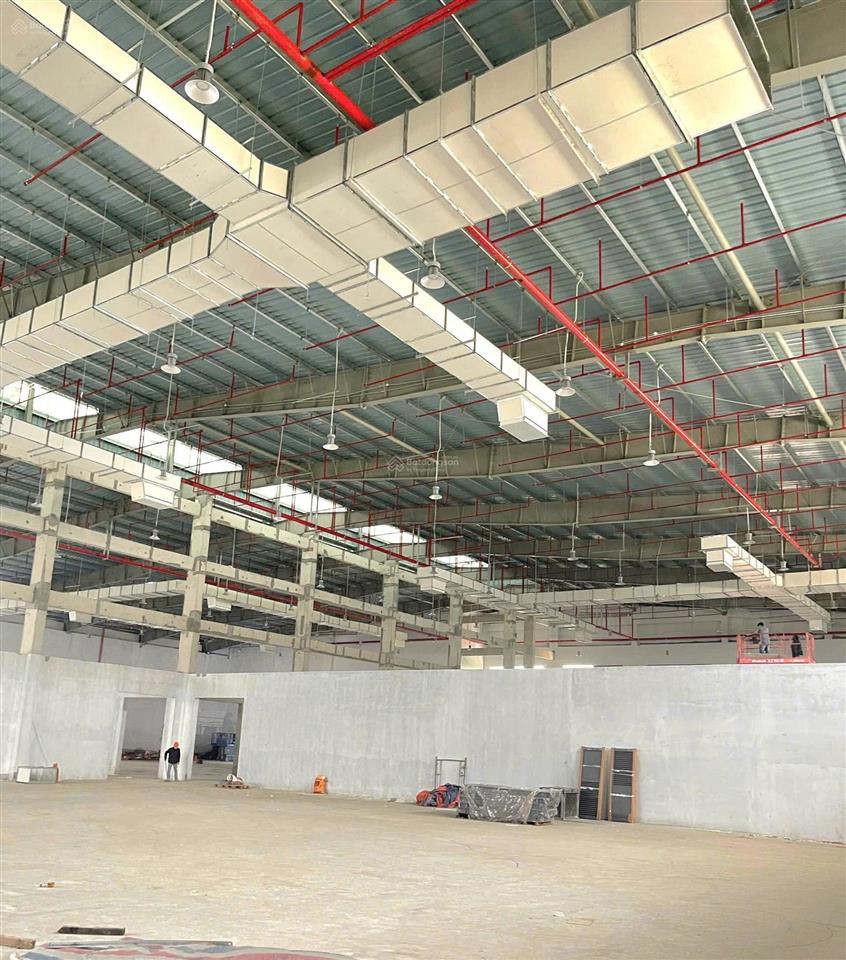 6850m nhà xưởng cụm công nghiệp quất động cho thuê, pccc tự động, xuất vat