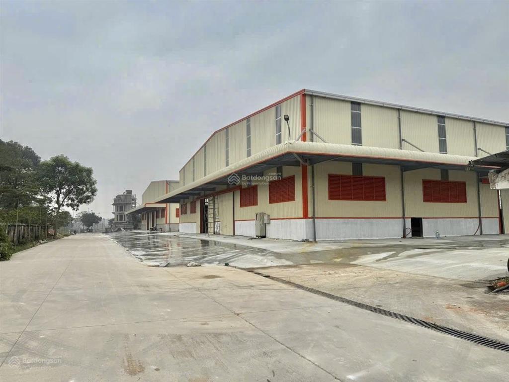 12000m2 kho xưởng kcn nguyên khê, có cắt lẻ cho thuê, pccc tự động, giá 130 nghìn/m2/tháng