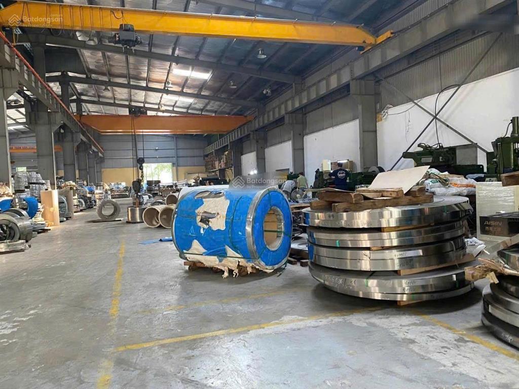 Cho thuê kho xưởng ccn quất động, dtsd 5100m2, sẵn cầu trục, giá 370tr/th