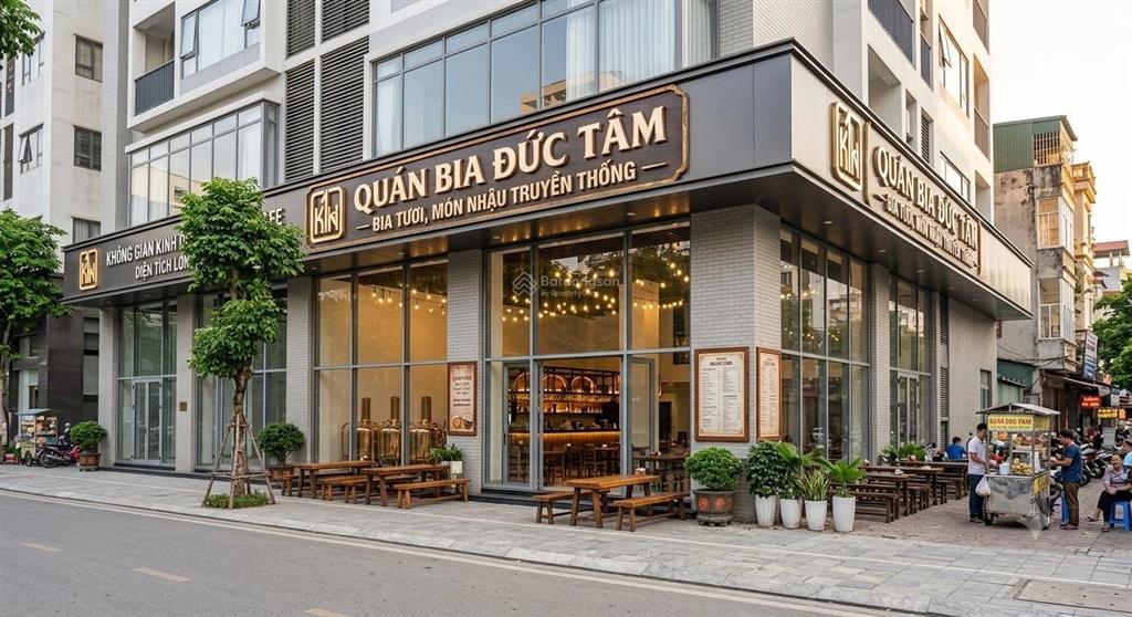 500m mặt bằng kinh doanh mặt đường lĩnh nam cho thuê, vỉa hè rộng, mặt tiền 18m, giá 170tr/th