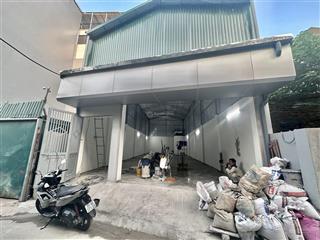 140m kho xưởng khu vực đội cấn cần cho thuê, mặt tiền 7m, đất sổ đỏ