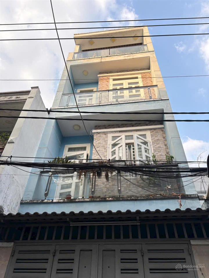 Bánh nhà 4 tầng hẻm xe hơi thông 1/ đường số 14 lê văn quới 4x10m giá chỉ 5.7 tỷ tl chính chủ