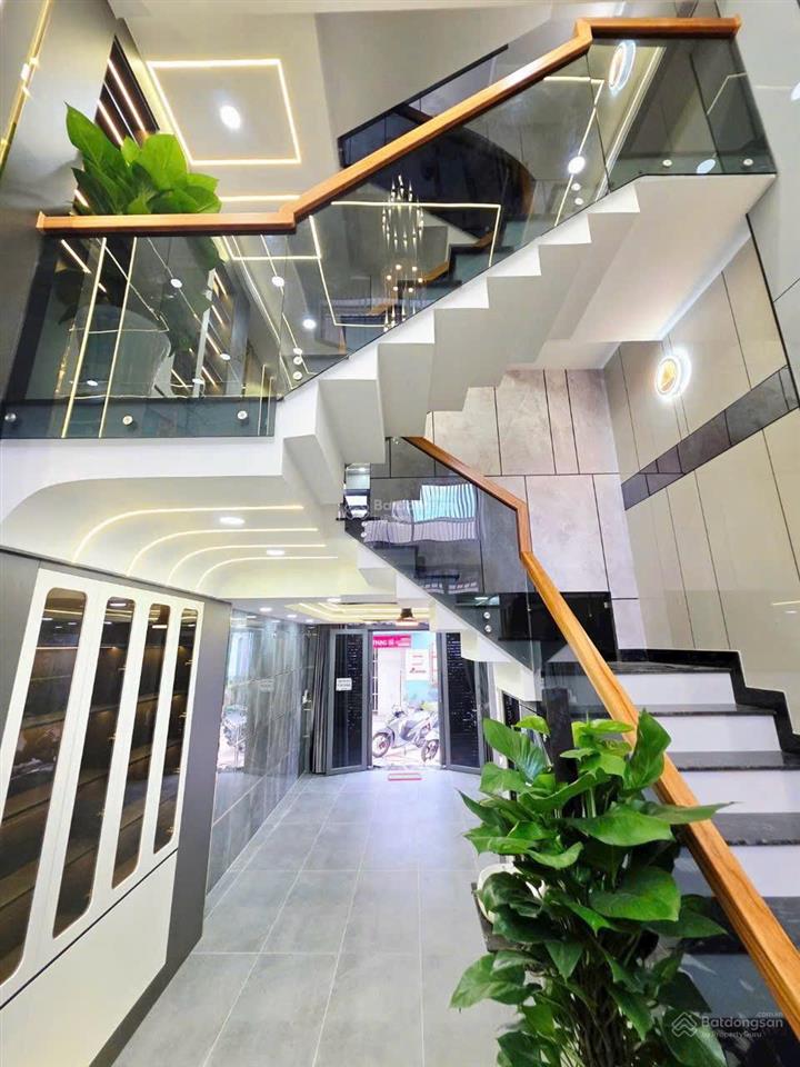 Bán nhà 5 tầng hẻm xe hơi 7m thông hương lộ 2 dt 4x14 full nt giá 7,9 tỷ tl