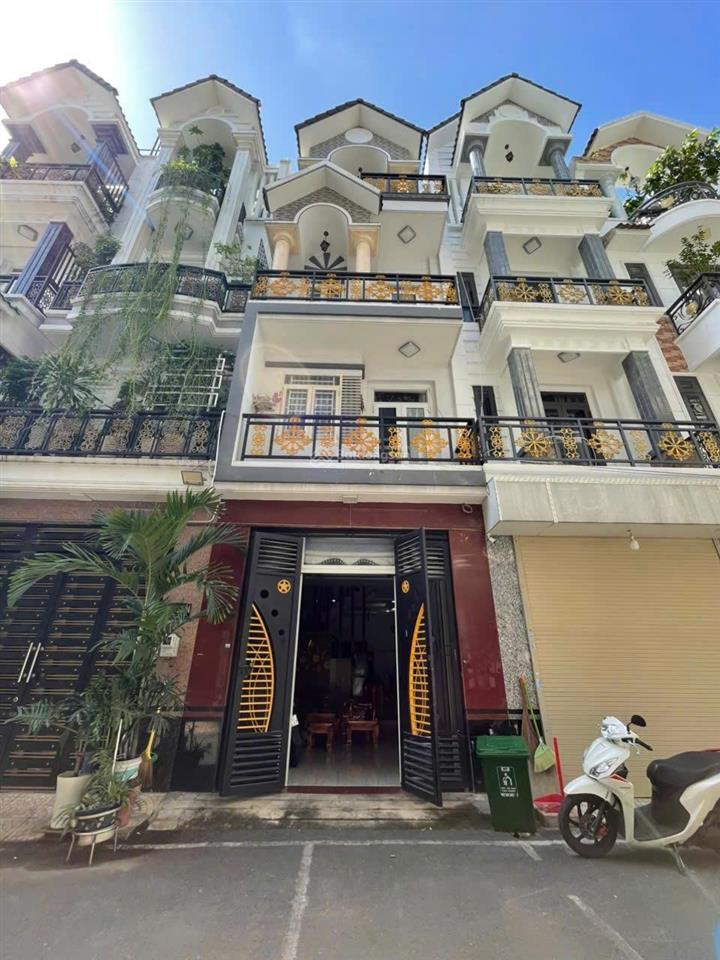 Nhà 4 tầng khu phân lô lê văn quới, hương lộ 2, dt 4x14m, giá 7 tỷ tl, đang cho thuê 14tr/tháng
