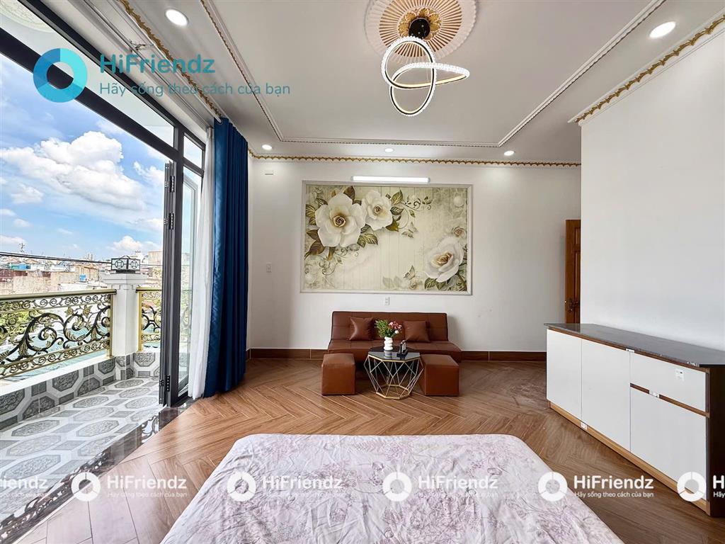 Studio ban công mới xây đầy đủ nội thất ngay dương thị mười kế bên cvpm qt nhận xe điện