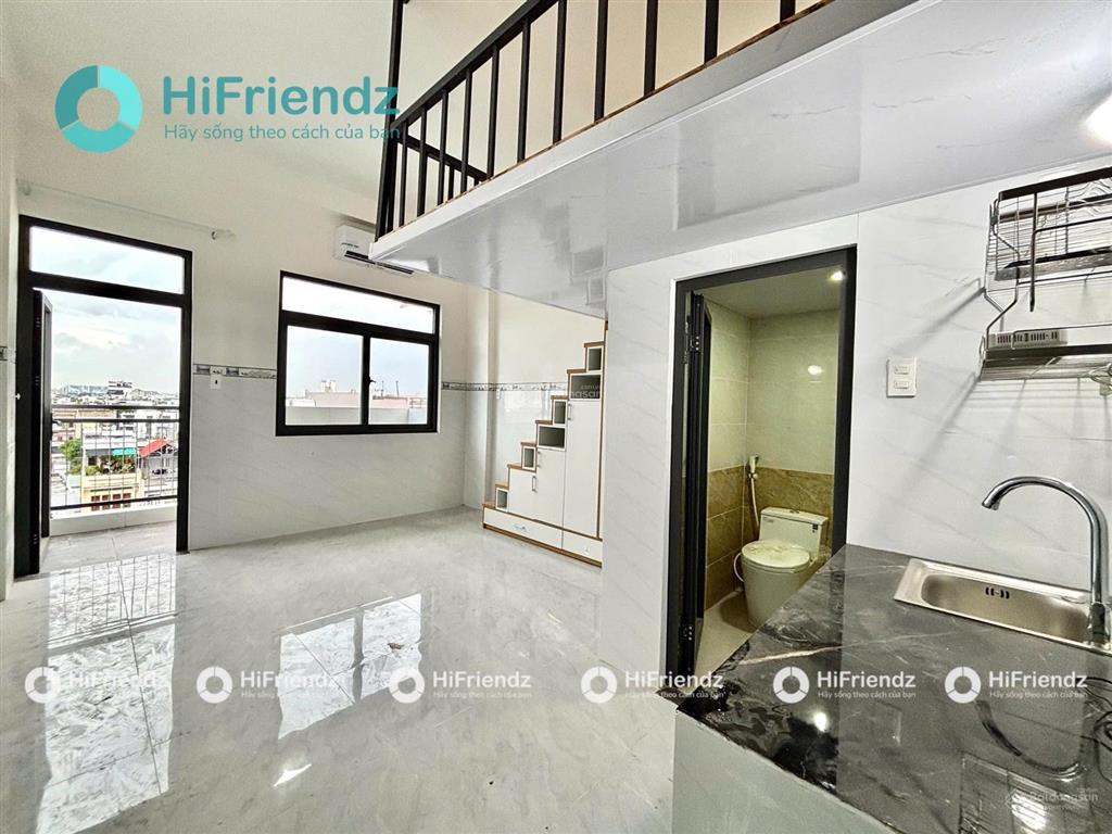 Duplex ban công mới xây ngay cầu tham lương giá chỉ 4tr5  máy giặt riêng