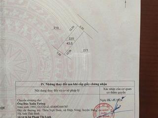 Chính chủ bán 43m2 đất rẻ nhất đồng mai