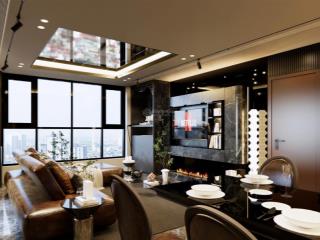 Cho thuê sky park residences, 130m2, 3 ngủ + 1 kho, full đồ, 28 triệu  vào luôn.  o/971.342.965