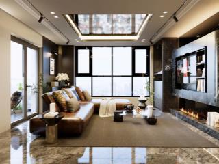 Cho thuê sky park residences, 130m2, 3 ngủ + 1 kho, full đồ, có slot ô tô.  o/971.342.965