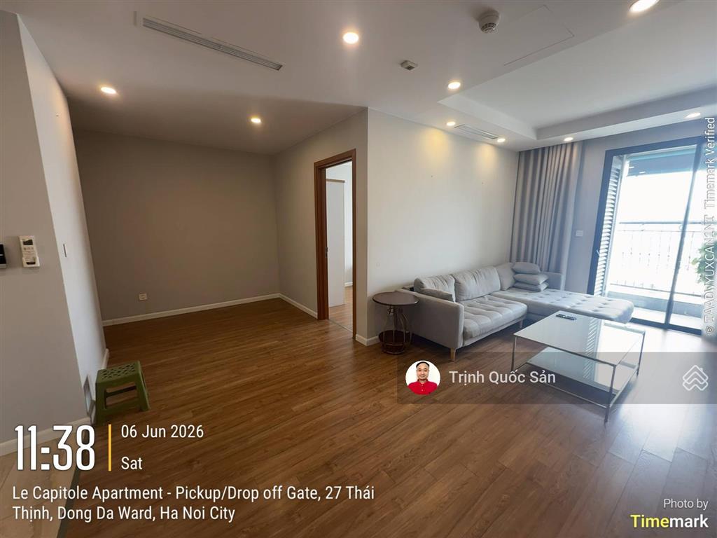 Cho thuê căn 1 ngủ tại le capitole  27 thái thịnh, full đồ, 16 triệu/th.  0971 342 ***