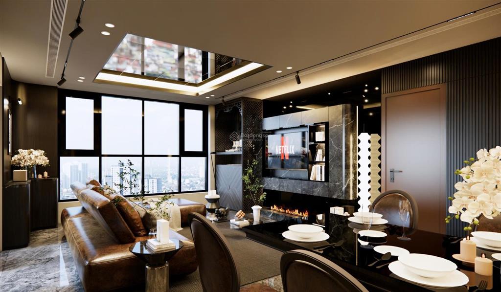 Cho thuê sky park residences, 130m2, 3 ngủ + 1 kho, full đồ, 28 triệu  vào luôn.  o/971.342.965