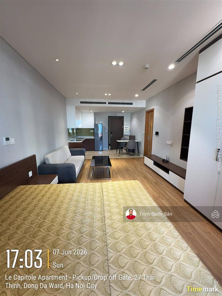 Cho thuê le capitole  27 thái thịnh, căn 41m2, full nội thất, 14,5tr,  0971 342 ***