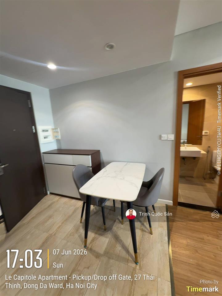 Cho thuê le capitole  27 thái thịnh, căn 41m2, full nội thất, 14,5tr,  0971 342 ***