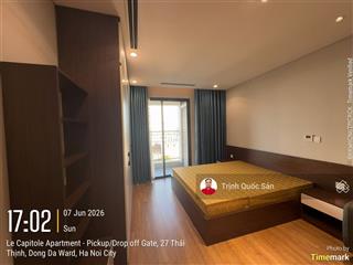 Cho thuê le capitole  27 thái thịnh, căn 41m2, full nội thất, 14,5tr/th,  0971 342 ***