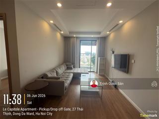 Cho thuê căn 1 ngủ tại le capitole  27 thái thịnh, full đồ, 16 triệu/tháng.  0971 342 ***