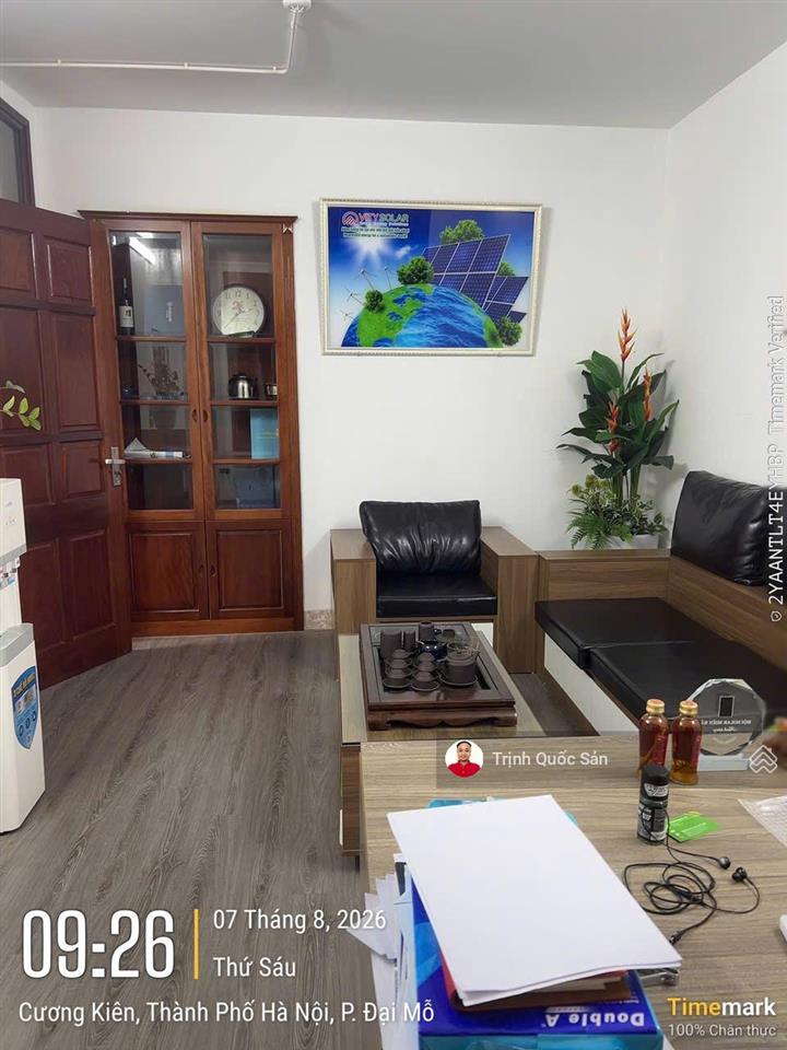 Cho thuê phòng tầng 3+4 của biệt thự phố cương kiên, trung văn, 80m2, làm văn phòng, 0971 342 ***