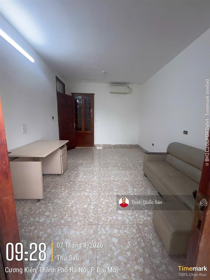 Cho thuê phòng tầng 3+4 của biệt thự phố cương kiên, trung văn, 80m2, làm văn phòng, 0971 342 ***