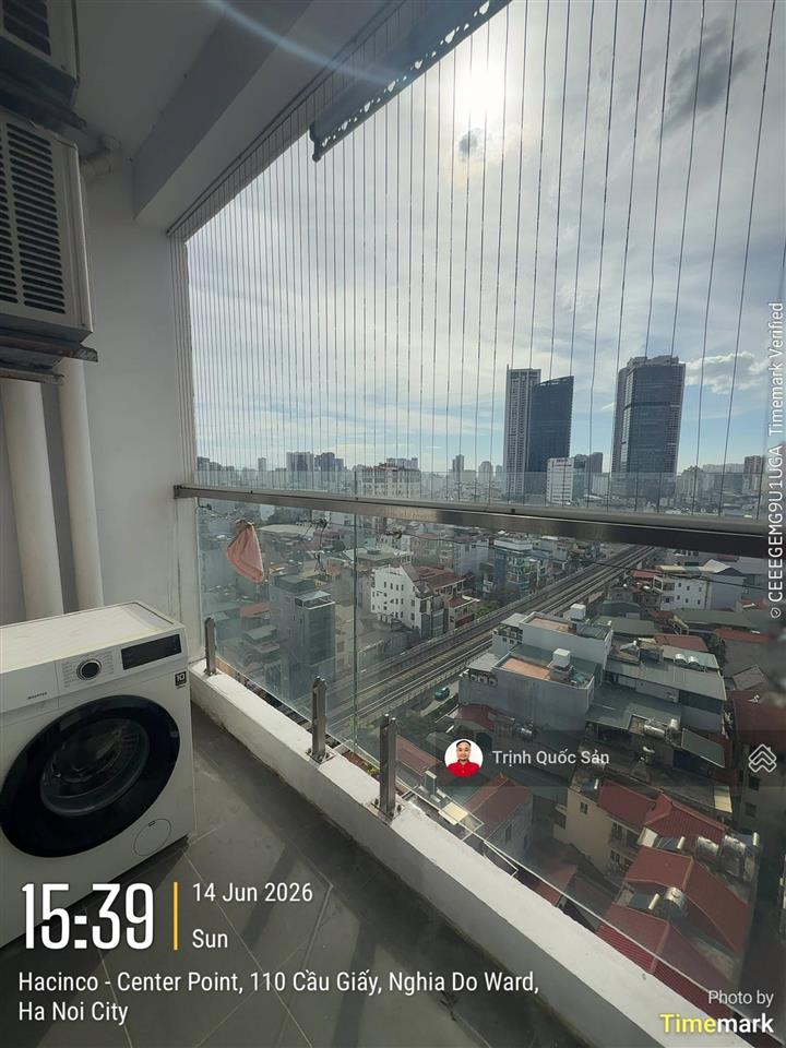 Cho thuê center point 110 cầu giấy, 1 ngủ, 55m2, full đồ, 13 tr/th, vào luôn. 0971 342 ***