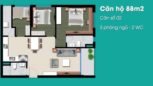 Bán căn hộ 3pn, 2wc tại an gia riverside, giá cực chất 4,8 tỷ, 78,1m2.  0916 226 *** em phương.