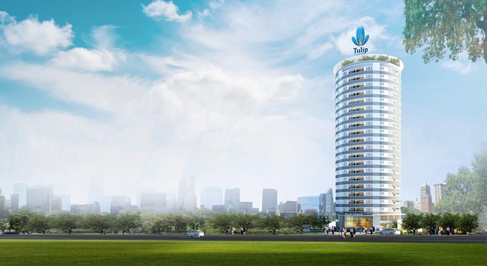 Bán căn officetel tại tulip tower, 2,7 tỷ, 79m2, 2pn + 2wc, thiết kế sang trọng.  0916 226 ***