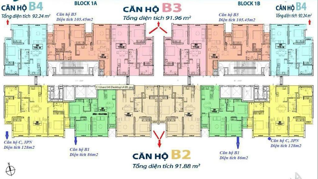 Cần bán gấp căn hộ la casa  quận 7, 92m 2pn, giá bán 5 tỷ 2 có nội thất,  0916 226 *** e phương