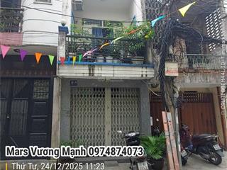 Bán nhà 3 tầng 49,6 m, ngang 3m, lê văn sỹ, quận 3, hcm
