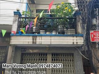 Bán nhà 3 tầng 49,6 m, ngang 3m, lê văn sỹ, quận 3, hcm