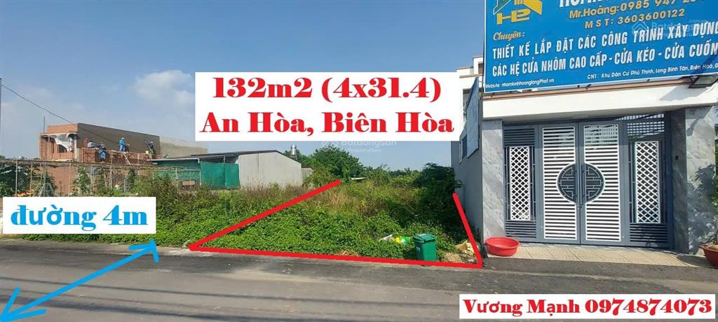 Bán đất đẹp tại nguyễn trung trực, 1,8 tỷ, 132m2, view đẹp, pháp lý đầy đủ