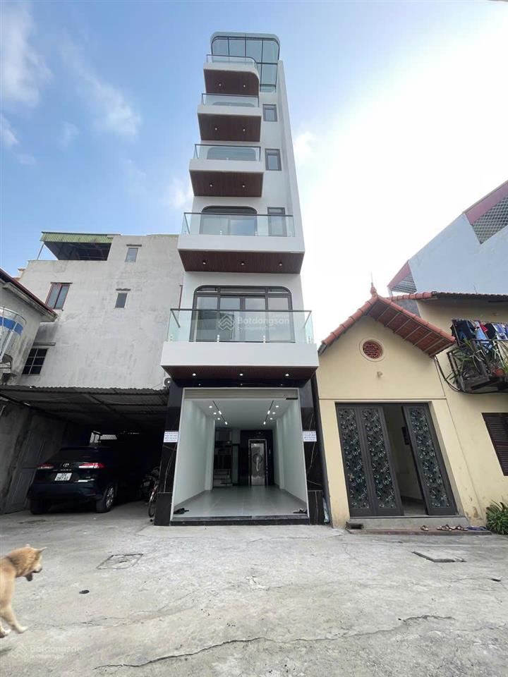 Bán nhà thạch bàn, cạnh chung cư quân đội, sát đường 25m đang thi công 45m2 x 6 tầng, thang máy