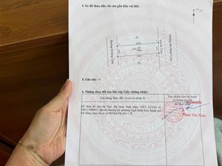 Chính chủ bán lô đất 2mt trước sau đường bùi bỉnh uyên gần bãi tắm non nước