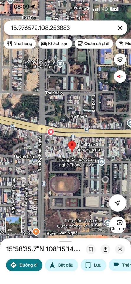 Bán lô đất 2mt kiệt đường trần đại nghĩa ngay làng đại học hoà quý