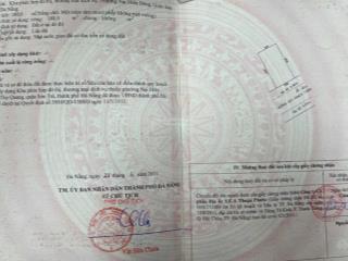 Bán đất mặt tiền nguyễn hữu an b10, sơn trà, đà nẵng