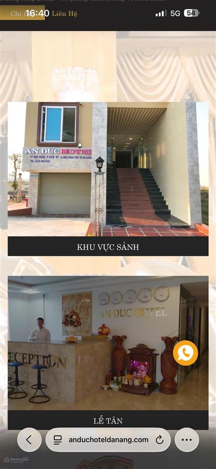 Cần bán khách sạn 8 tầng 2 mặt tiền minh mạng & nguyễn khắc viện, đà nẵng