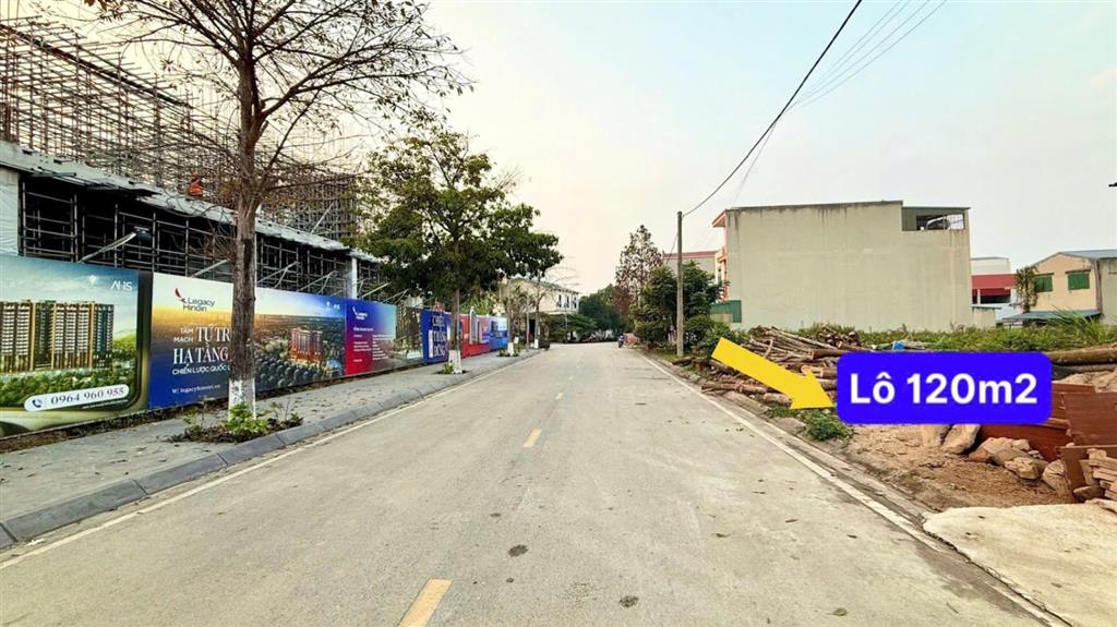 Chính chủ bán rẻ 120m2 đối diện 2 tòa chung cư khu tái định cư bắc phú cát  đất hòa lạc giá rẻ