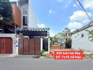 Đất lô góc 7x15 mặt tiền đường nhựa kinh doanh sầm uất  chủ gấp bán định cư chỉ 9,9 tỷ  sát metro