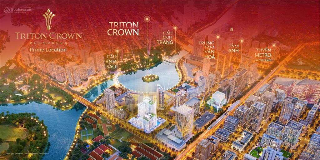 Bán căn hộ ngay trung tâm cbd phú mỹ hưng  hồ bán nguyệt, thiết kế hiện đại và vật liệu tinh tuyển