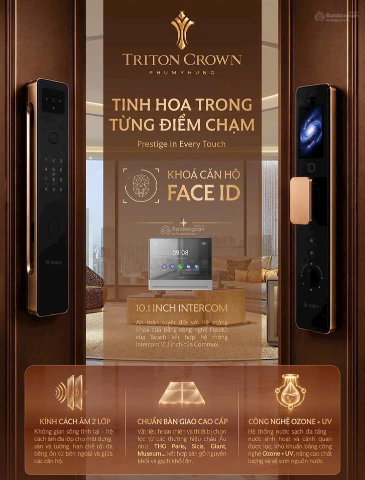 Bán căn hộ triton crown ngay lõi hồ bán nguyệt với thiết kế và vật liệu đến từ các đơn vị quốc tế