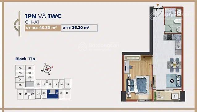 Bán gấp căn hộ 1pn 40m2 destino centro bến lức long an 1.195 tỷ full