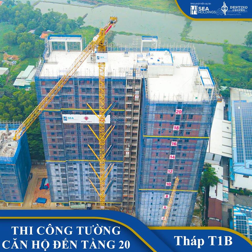 Bán gấp căn hộ 1pn 40m2 destino centro bến lức long an 1.195 tỷ full