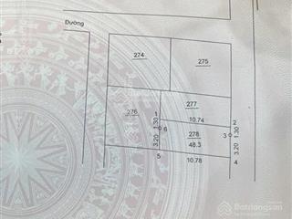 Bán đất quang minh, mê linh, hà nội, 49m2, đường thông ô tô tránh