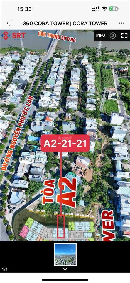 Bán căn 1pn+1 view đẹp tầng cao a22121 chỉ 3 tỷ 282