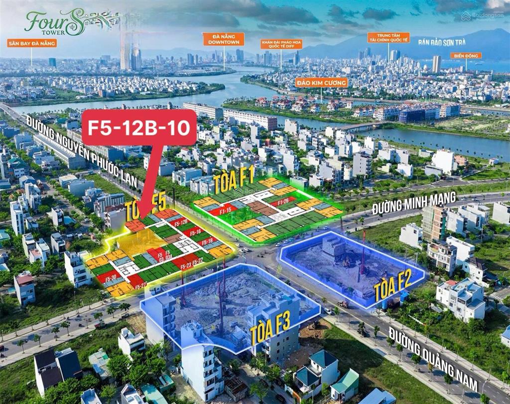 Fours tower bán căn ngoại giao pháo hoa sông hàn 1pn+1 chỉ 2 tỷ 609 f512b10